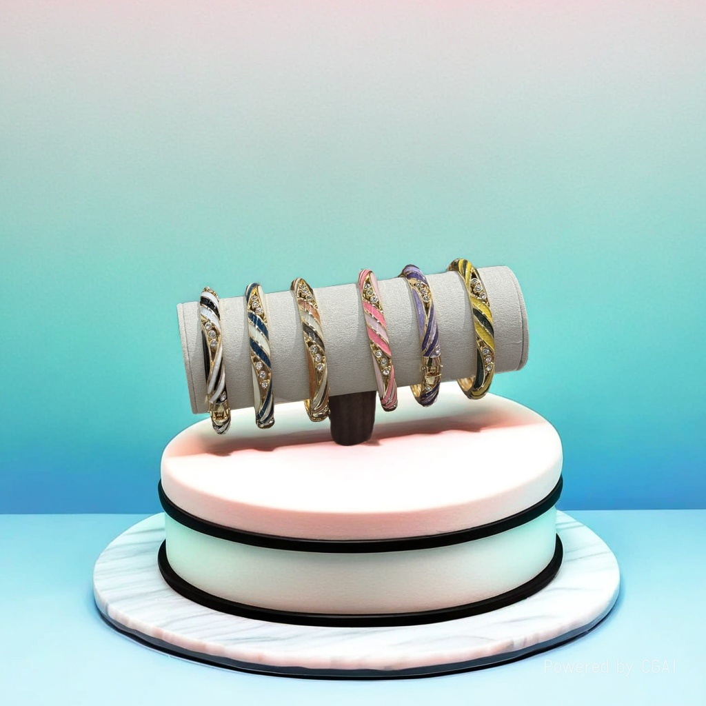 925银镯/手镯/铜微镶手环/银手镯/猫眼手镯产品图