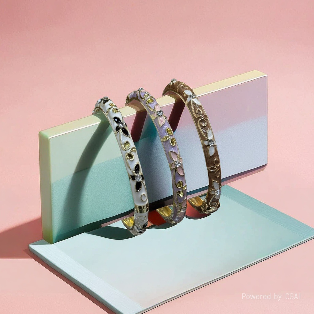 925银镯/手镯/铜微镶手环/银手镯/猫眼手镯产品图