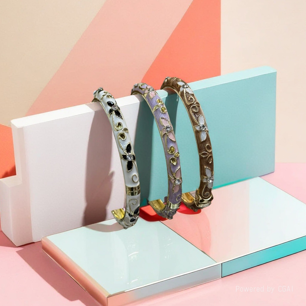 925银猫眼手镯铜微镶手环女款时尚饰品163751881