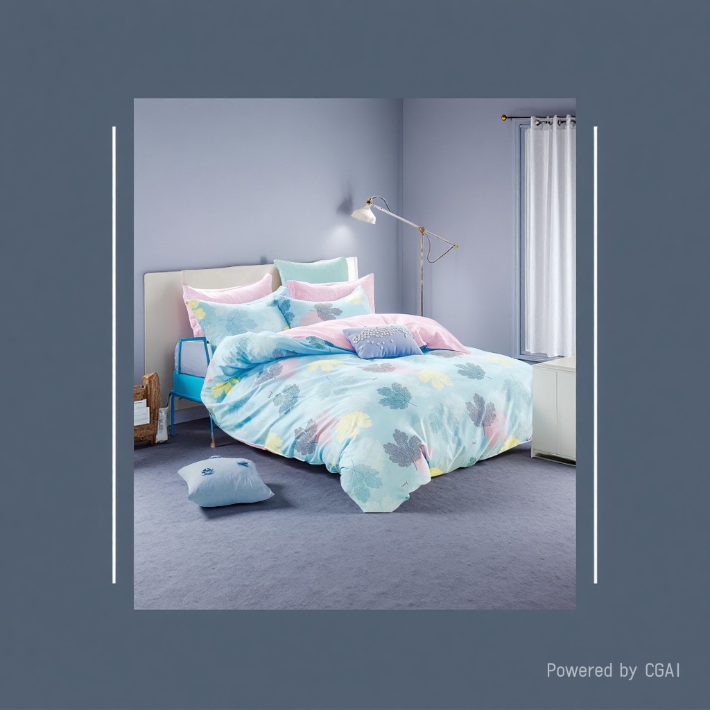 Algodón conjunto de 4 piezas ropa de cama conjunto de edredón conjunto de 4 piezas cómodo transpirable suave Application Scenario