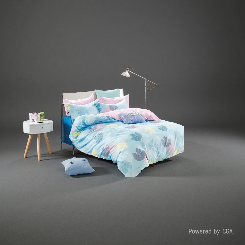 Algodón conjunto de 4 piezas ropa de cama conjunto de edredón conjunto de 4 piezas cómodo transpirable suave Specification image