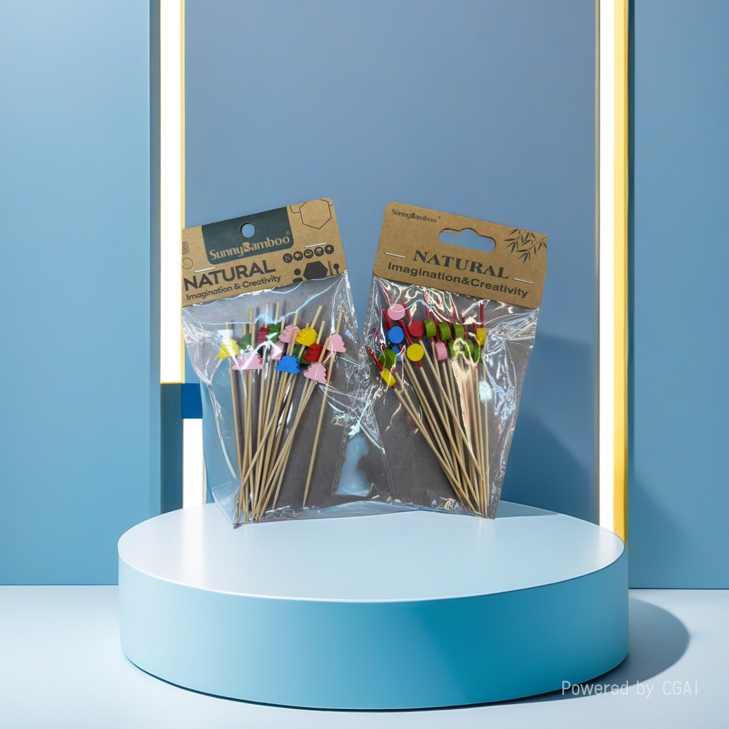 Yiwu Good Goods Disposable fruit picks, toothpicks, sticks, creative, eco-friendly, odorless, new wholesale for foreign trade 210640208 Specification image