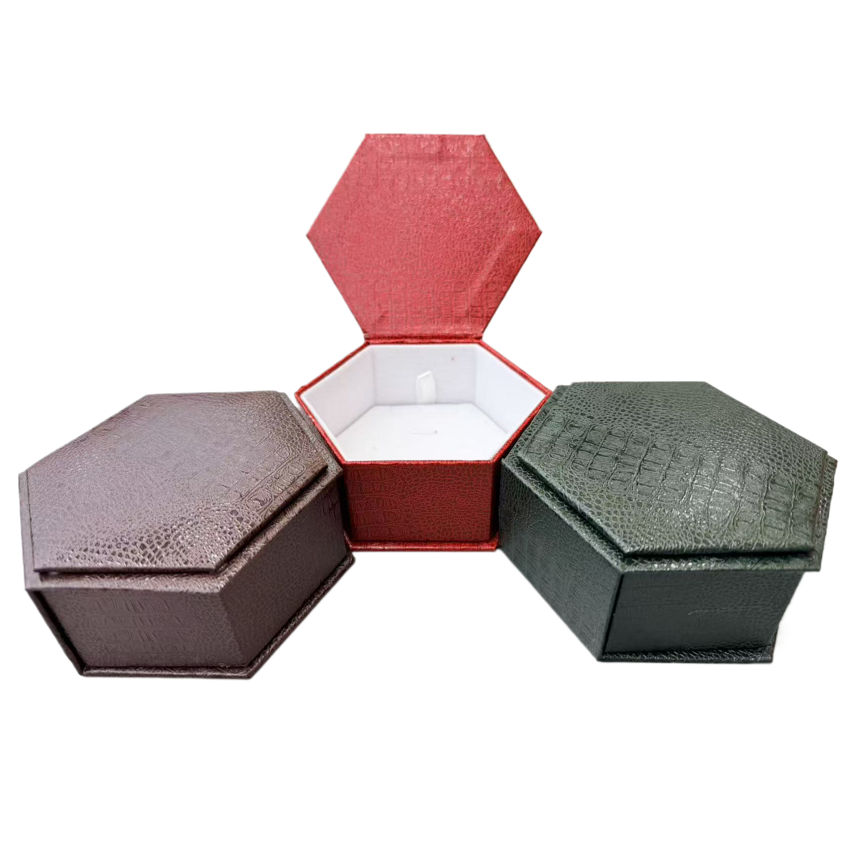 首饰盒/首饰盒内衬/透明珠宝盒/饰品/珠宝收纳白底实物图