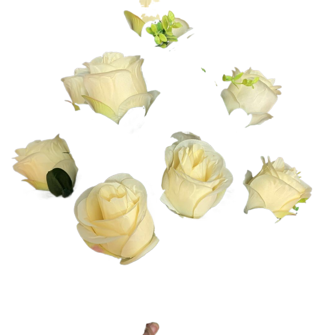 仿真花/手工编织仿玫瑰花/玫瑰仿真/串花藤吊/礼品仿真花白底实物图