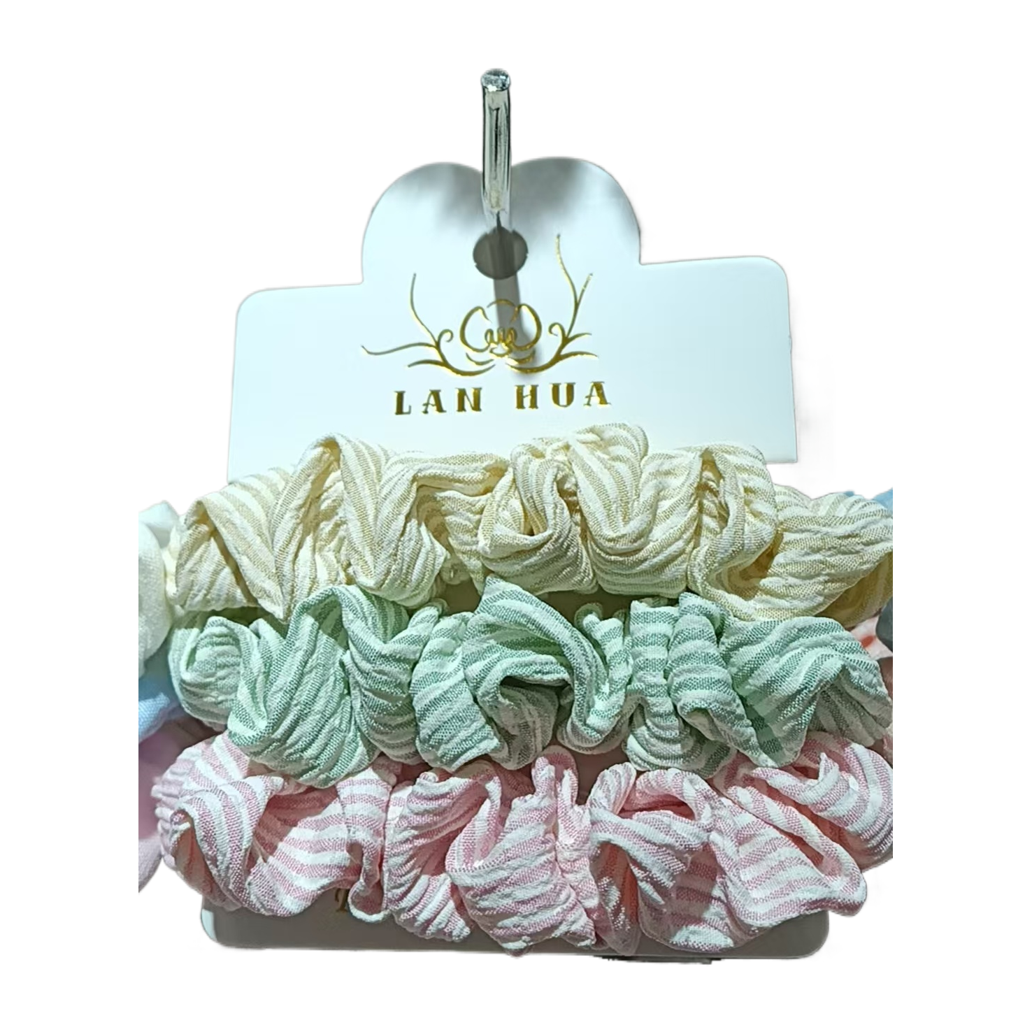 发圈/饰品/大肠发圈/整盒电话线皮筋/发饰白底实物图