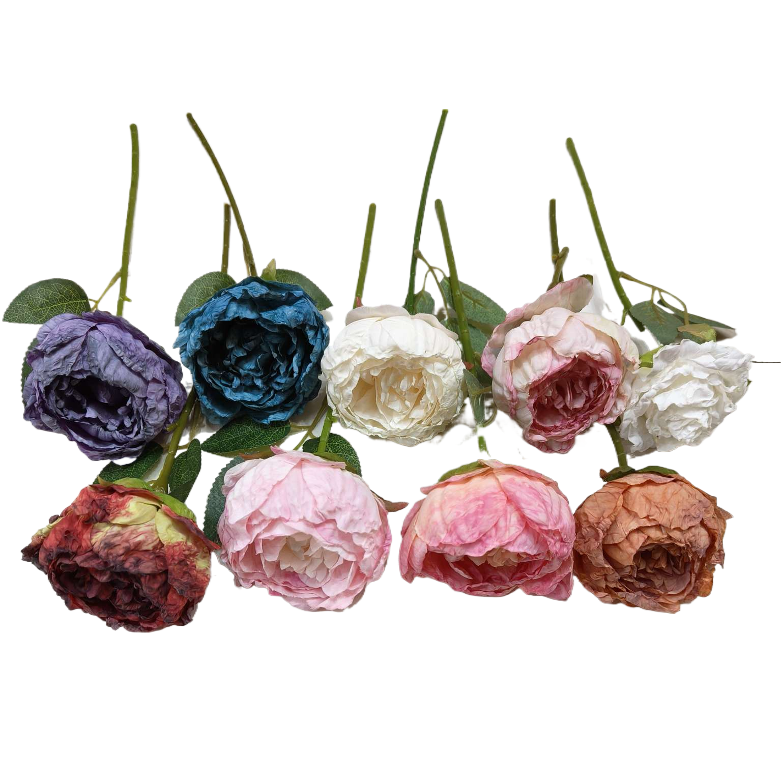 Artificial rose crocheted flowers, artificial rose flower decorative ornaments, home furnishings, crocheted artificial roses, artificial flowers, artificial flowers, hand-woven artificial roses, rose artificial string flowers, rattan hanging gifts, artificial flowers Item Picture