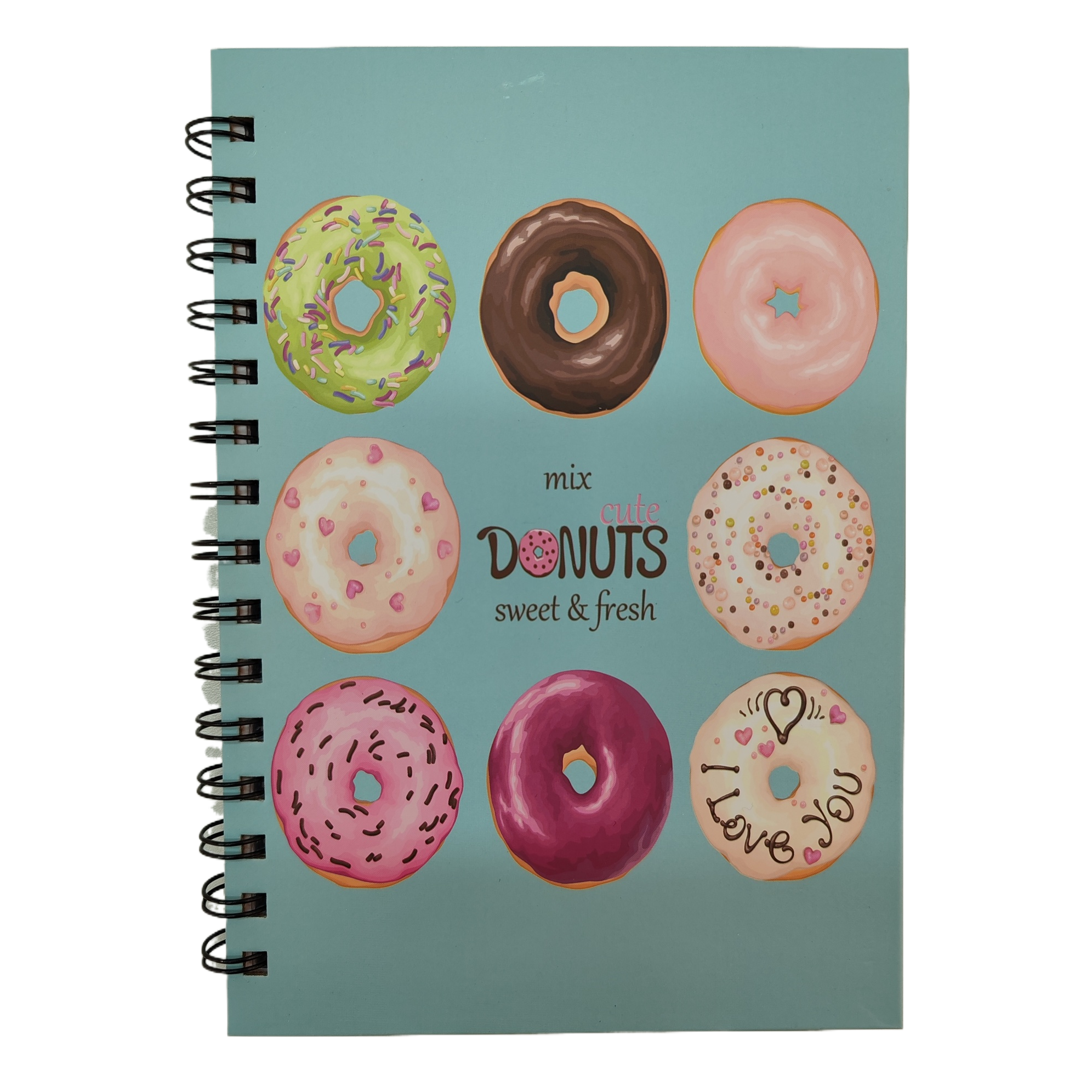 Donghu Paper Products A5 macaron-colored donut Coil Notebook, fresh and ins style student notebook, office notepad Item Picture