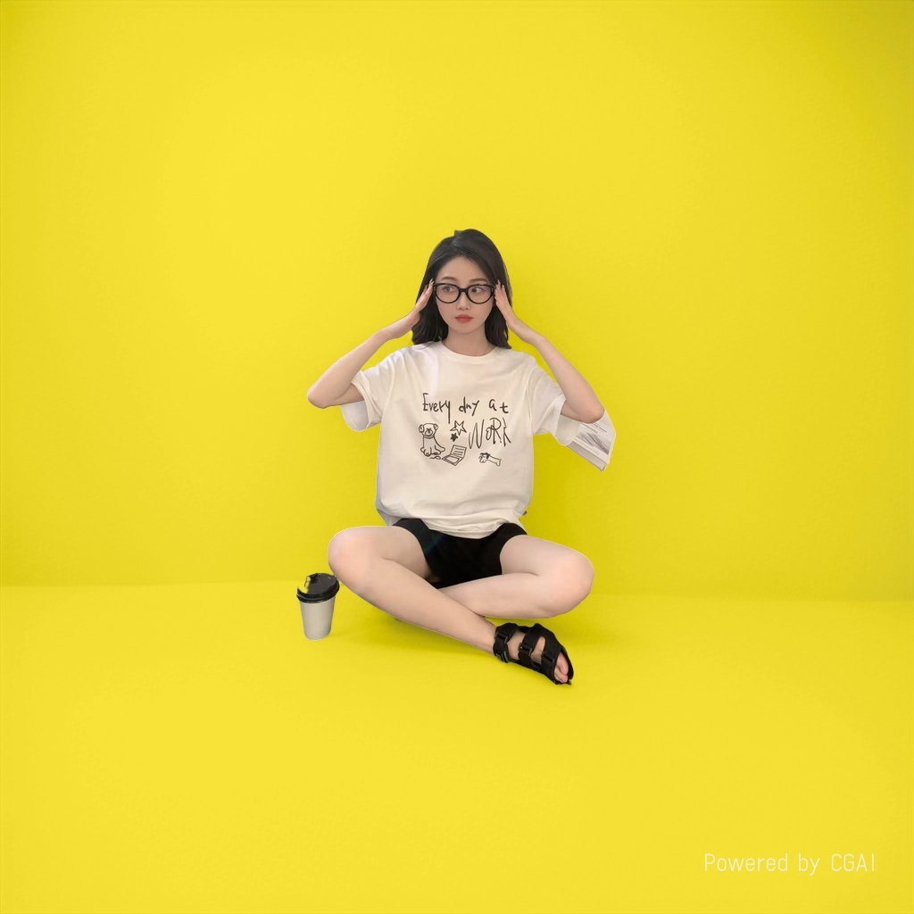 Pure cotton long-sleeved women's base layer and white short-sleeved women's T-shirt are out of stock Application Scenario