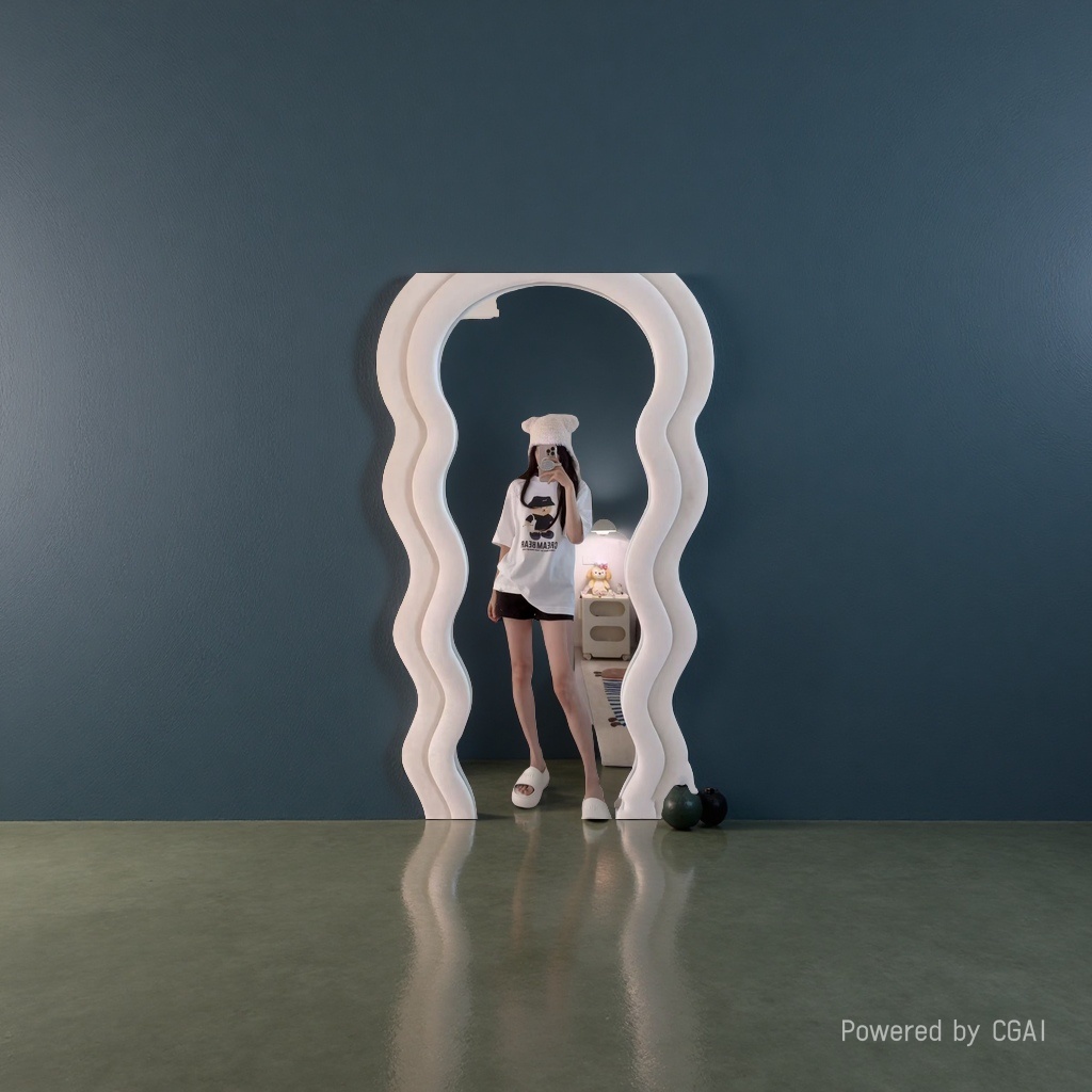 浴室镜/穿衣镜/亚克力镜/卫浴镜子/软镜细节图