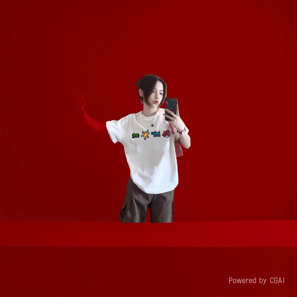 Korean long-sleeved women's base layer, white T-shirt, leftover stock, summer short-sleeved T-shirt Application Scenario