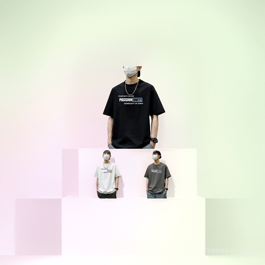 Trendy men's short-sleeved T-shirts, breathable, comfortable and casual clothes. 091548045 Item Picture