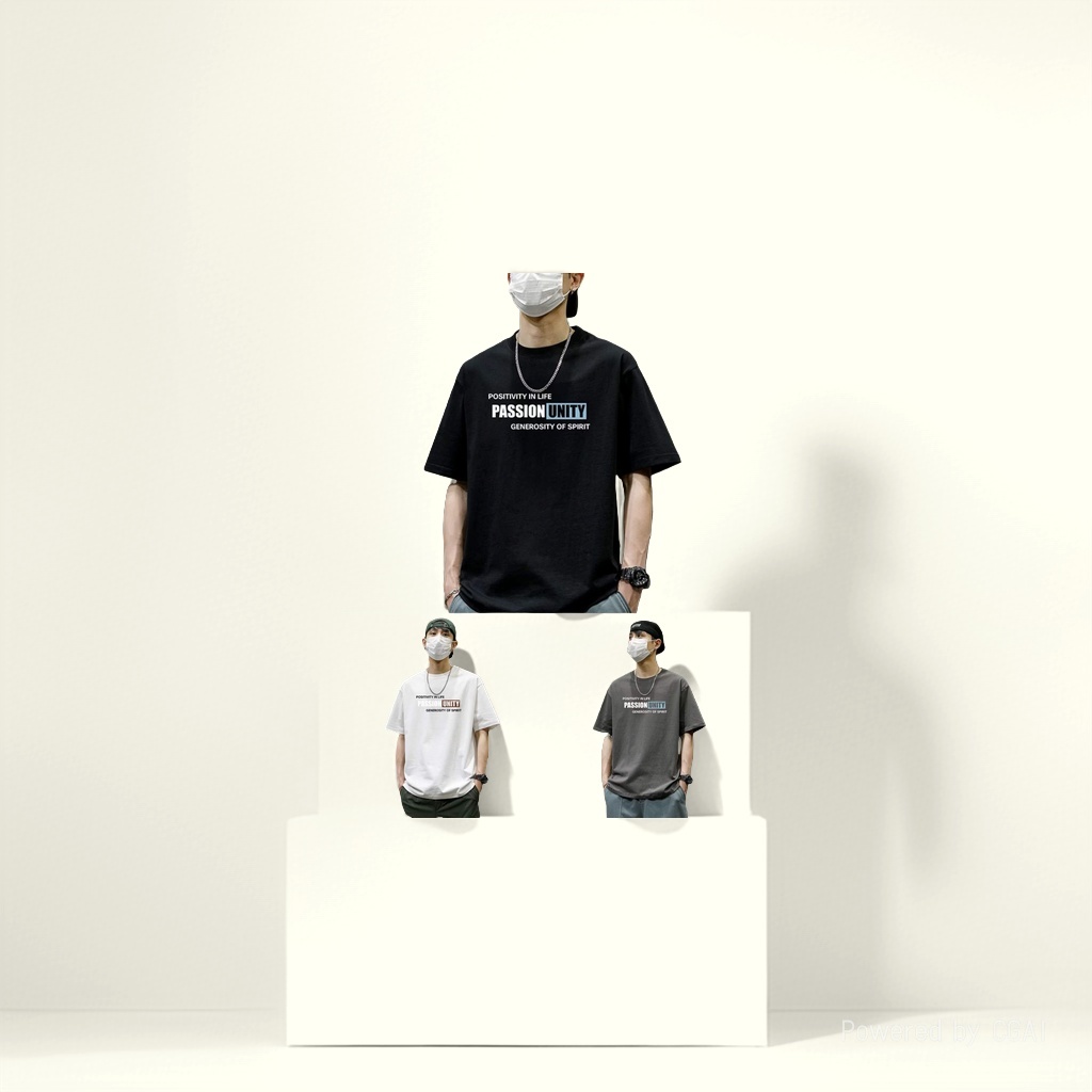 Trendy men's short-sleeved T-shirts, breathable, comfortable and casual clothes. 091548045 Application Scenario