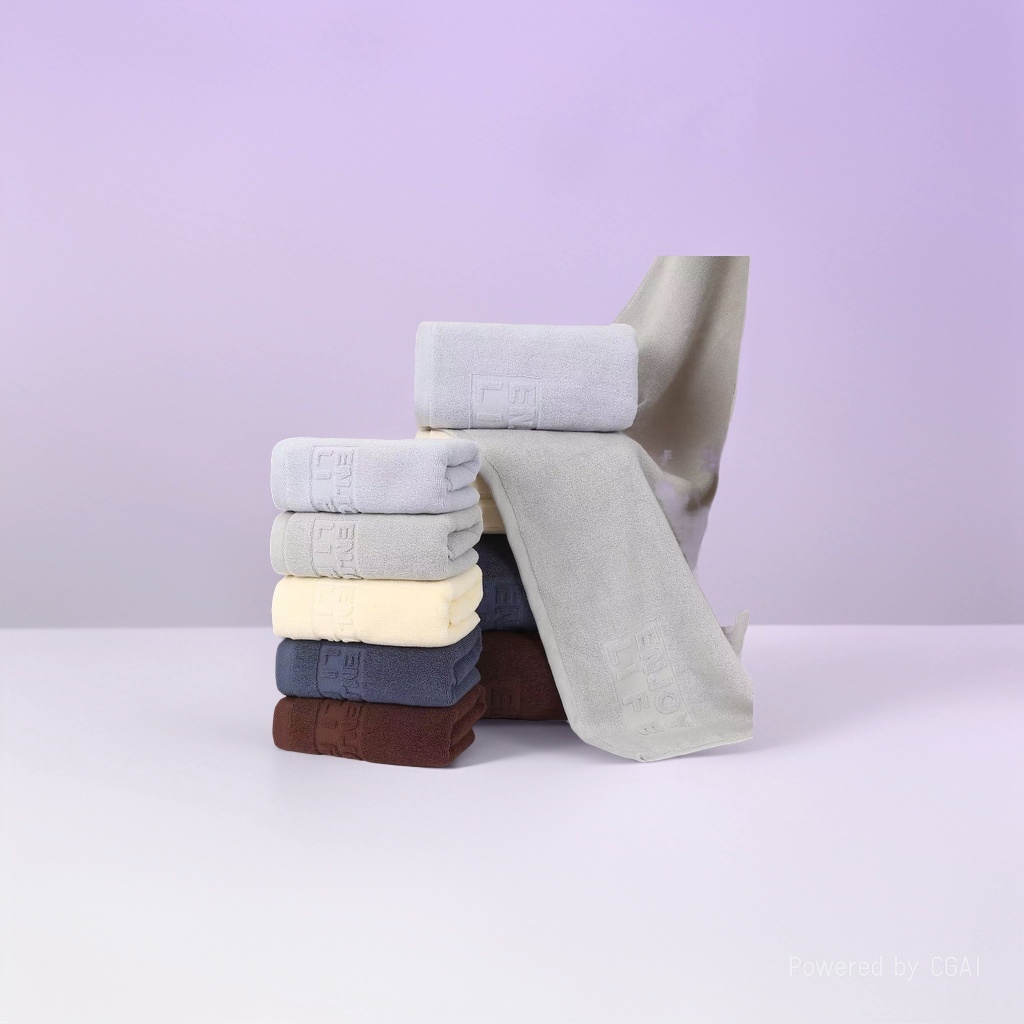 All-cotton soft towels, bath towels, household absorbent towels, skin-friendly, absorbent, fluffy and breathable Specification image