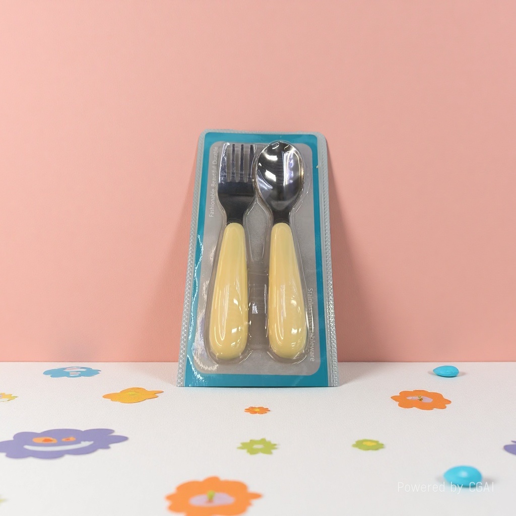 Silver Dragon Egg Yellow handle stainless steel tableware, 12 pieces of Western knives, forks and spoons, cross-border best-selling special tableware Application Scenario