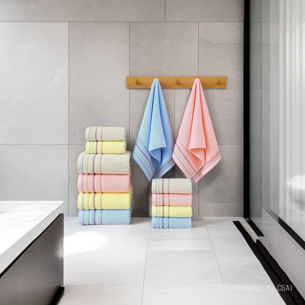 毛巾/全棉毛巾布/浴巾/日本今治毛巾/浴巾毛巾产品图