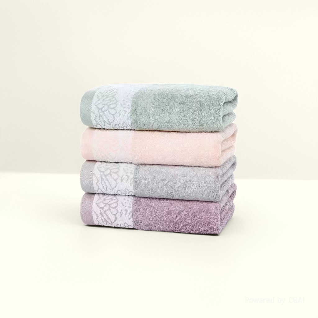 Pure cotton household adult face towels, bath towels, face wiping towels, all-cotton bath towels, water-absorbing and quick-drying towels Application Scenario