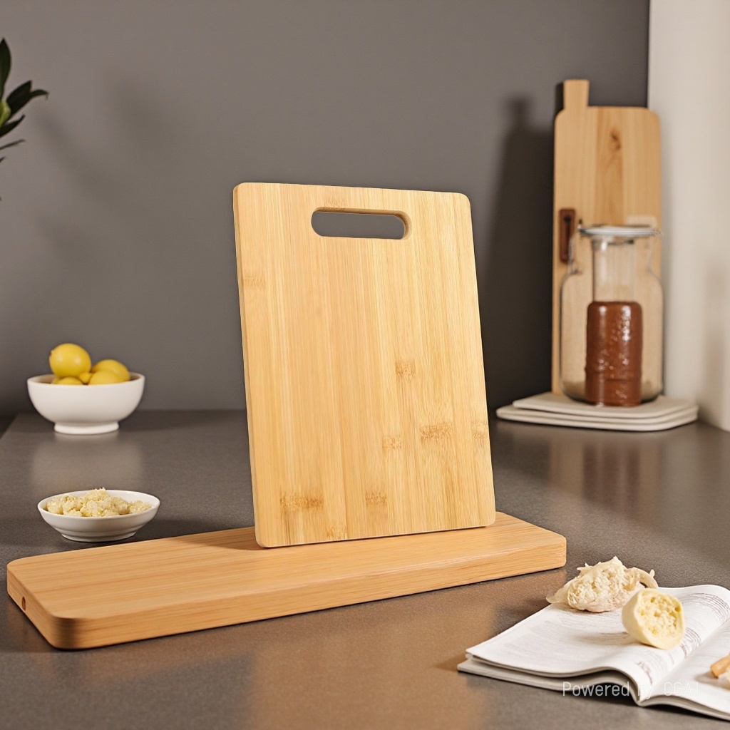 Bamboo and wood cutting boards, plastic kitchen utensils, and wooden spatulas are mold-proof, antibacterial and durable Specification image