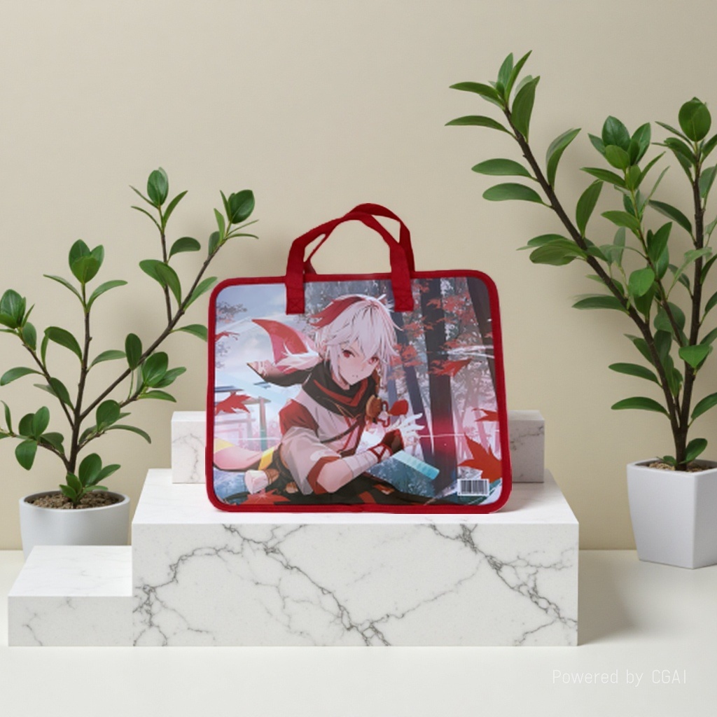 动漫角色手提包礼品袋PVC透明手提袋塑料袋15x20cm