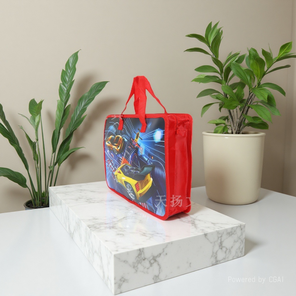 汽车主题手提包超大空间时尚设计学生上班族必备高性价比