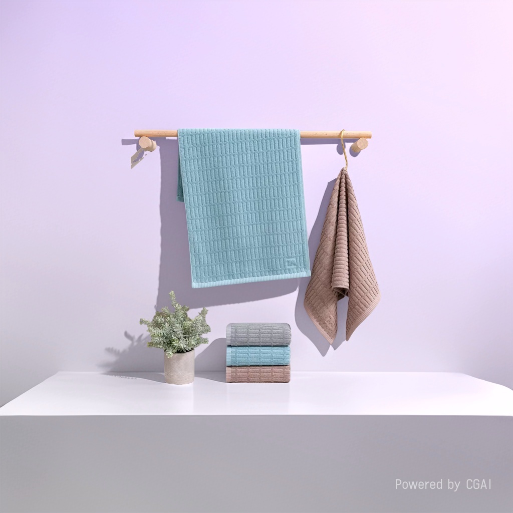 Pure cotton household adult face towel 30x60cm, all-cotton absorbent towel for wiping the face details Picture