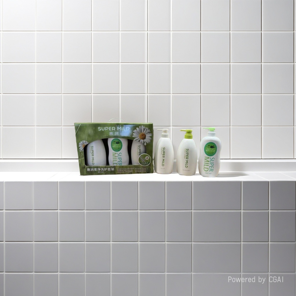 惠润柔净洗护套装(绿野洗发600ml+绿野护发600ml+淡雅柑橘沐浴露650ml)