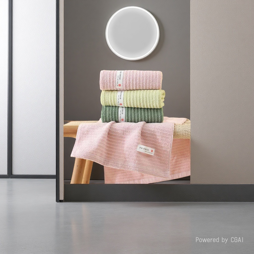 Pure cotton towels are soft, highly absorbent and do not shed fibers. They are suitable as gifts for household face washing and bathing Specification image