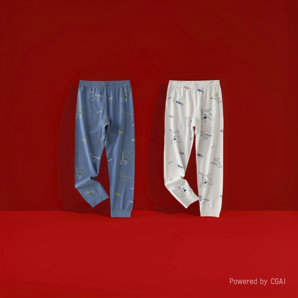 童装/睡衣拉架棉/宝宝睡衣/儿童莫代尔棉家居服/婴幼儿衣服分体产品图