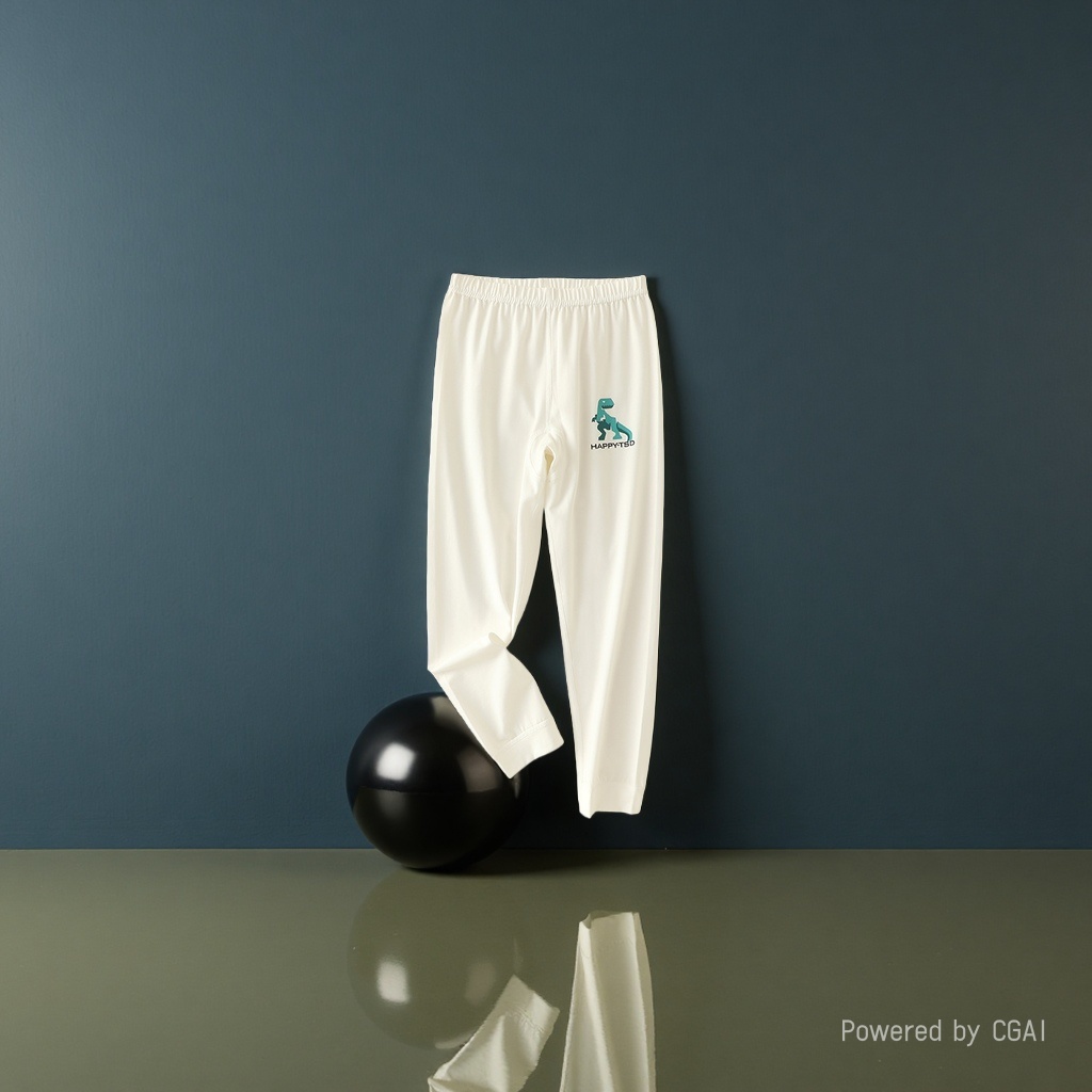 白色儿童长裤童裤儿童运动裤童装无缝童裤蚕丝打底裤