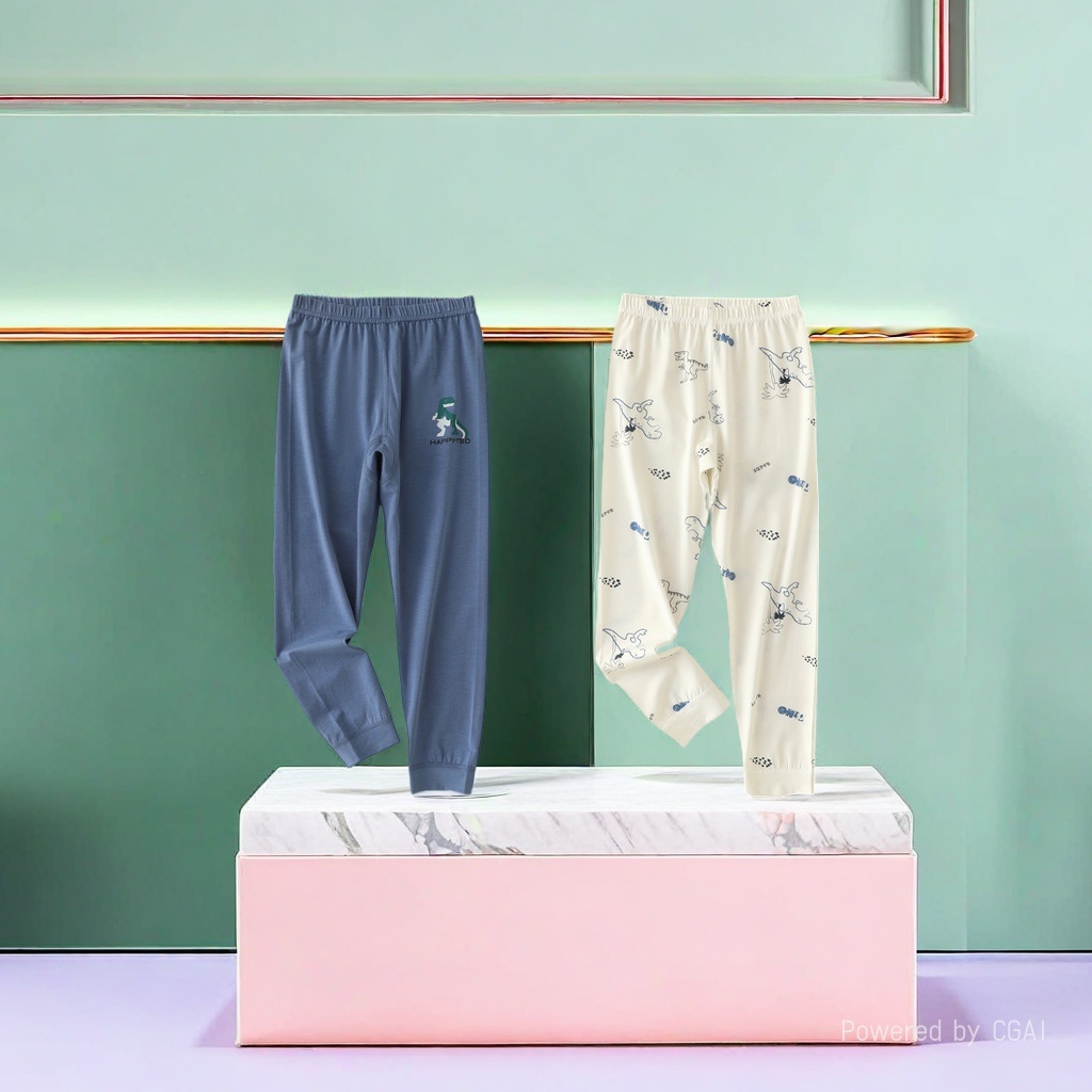 童睡袋2条装蓝色恐龙米色卡通婴儿睡袋跨境用品