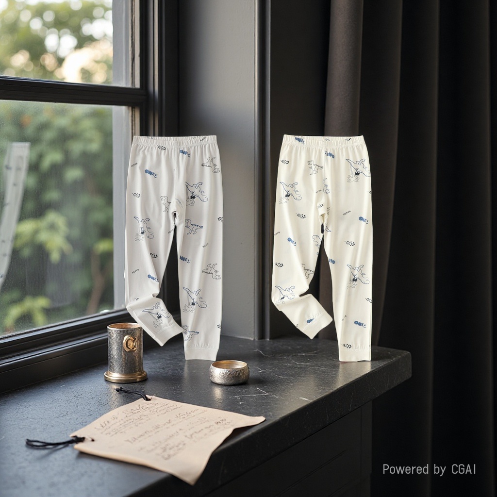 童裤卡通图案儿童运动裤无缝蚕丝打底裤