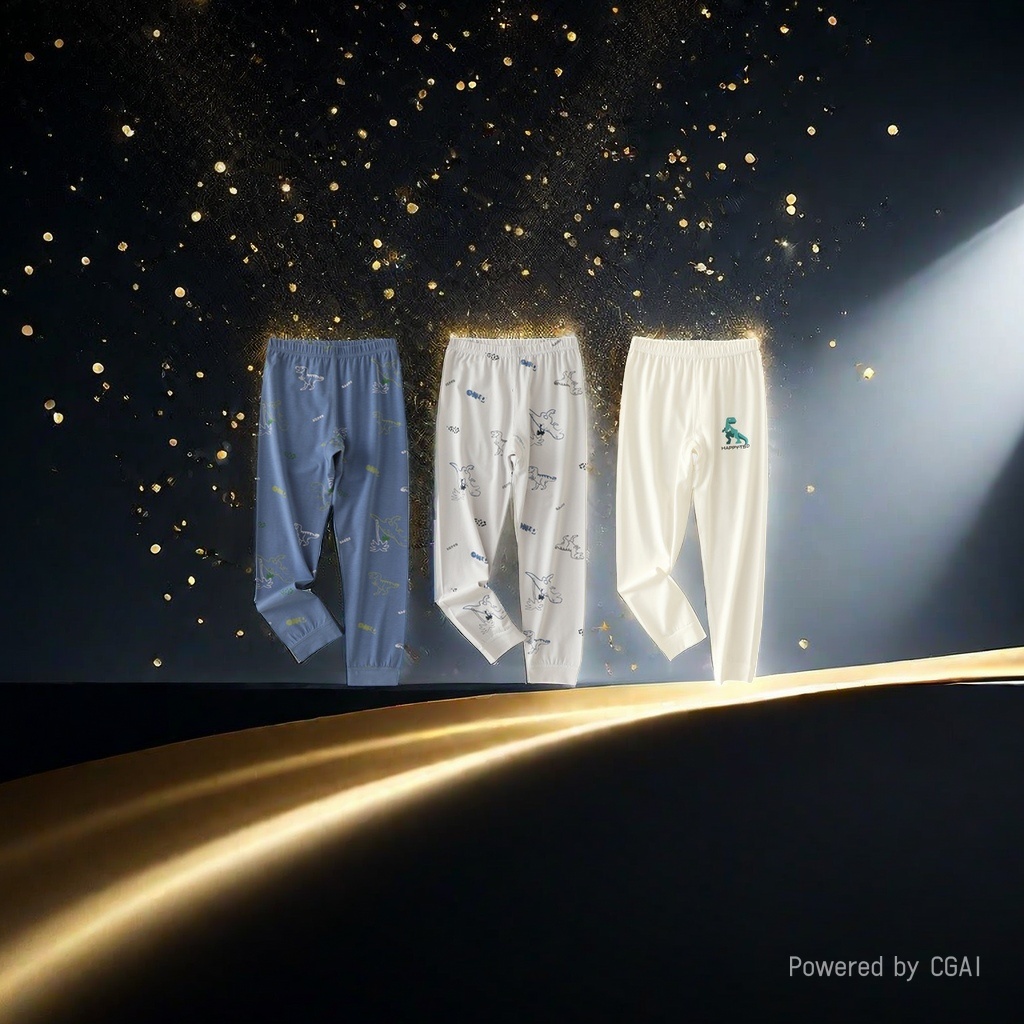 童家莫代尔棉睡衣拉架宝宝分体儿童家居服婴幼儿舒适透气