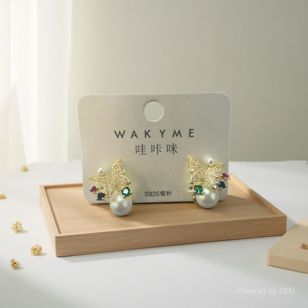 耳钉/饰品/四爪耳钉/ccb/打耳洞产品图