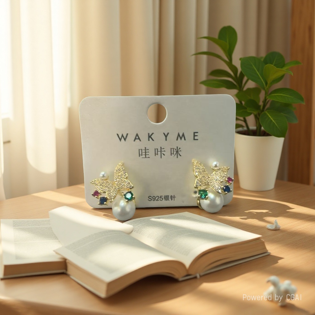 耳钉/饰品/四爪耳钉/ccb/打耳洞细节图