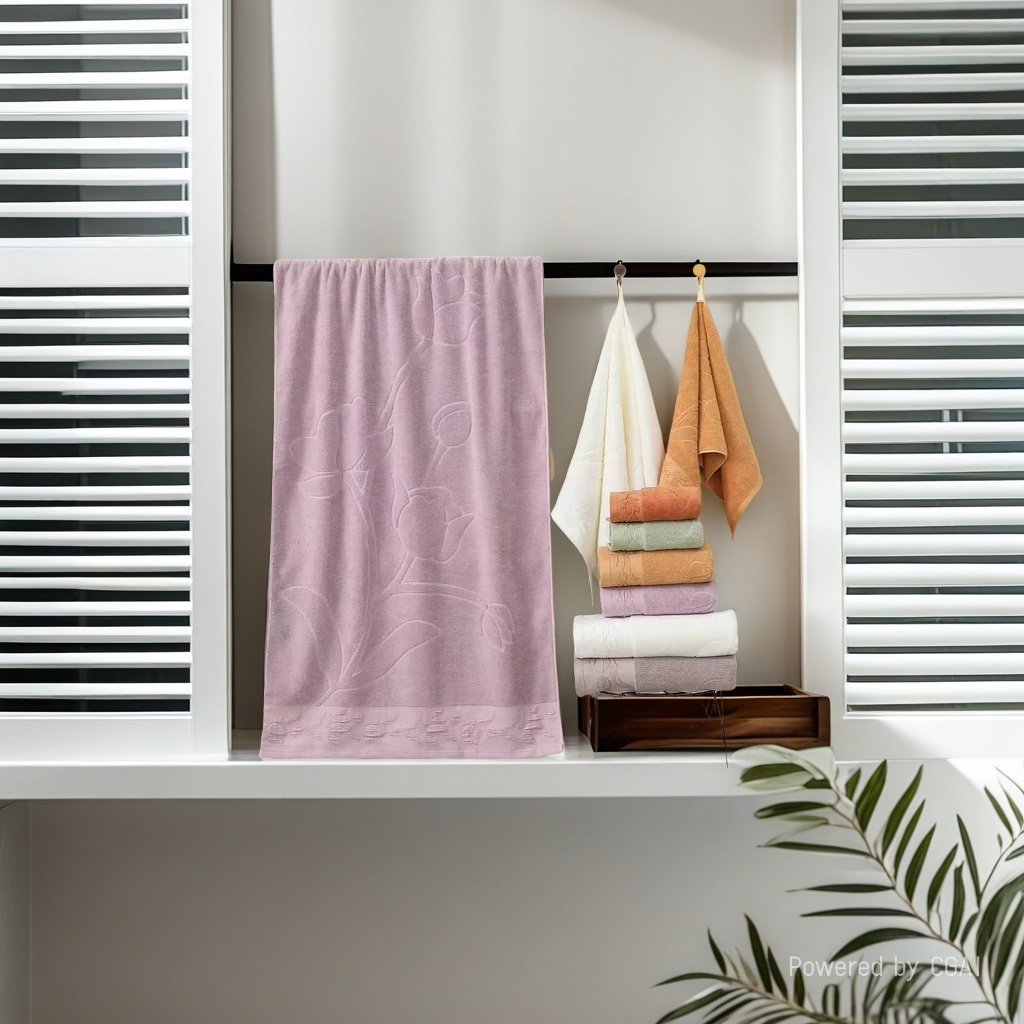 Tuoou pure cotton towel bath towel Soft thickened Absorbent Face towel suitable for both men and women Enlarged thickened non-shedding towel 161040539 Application Scenario