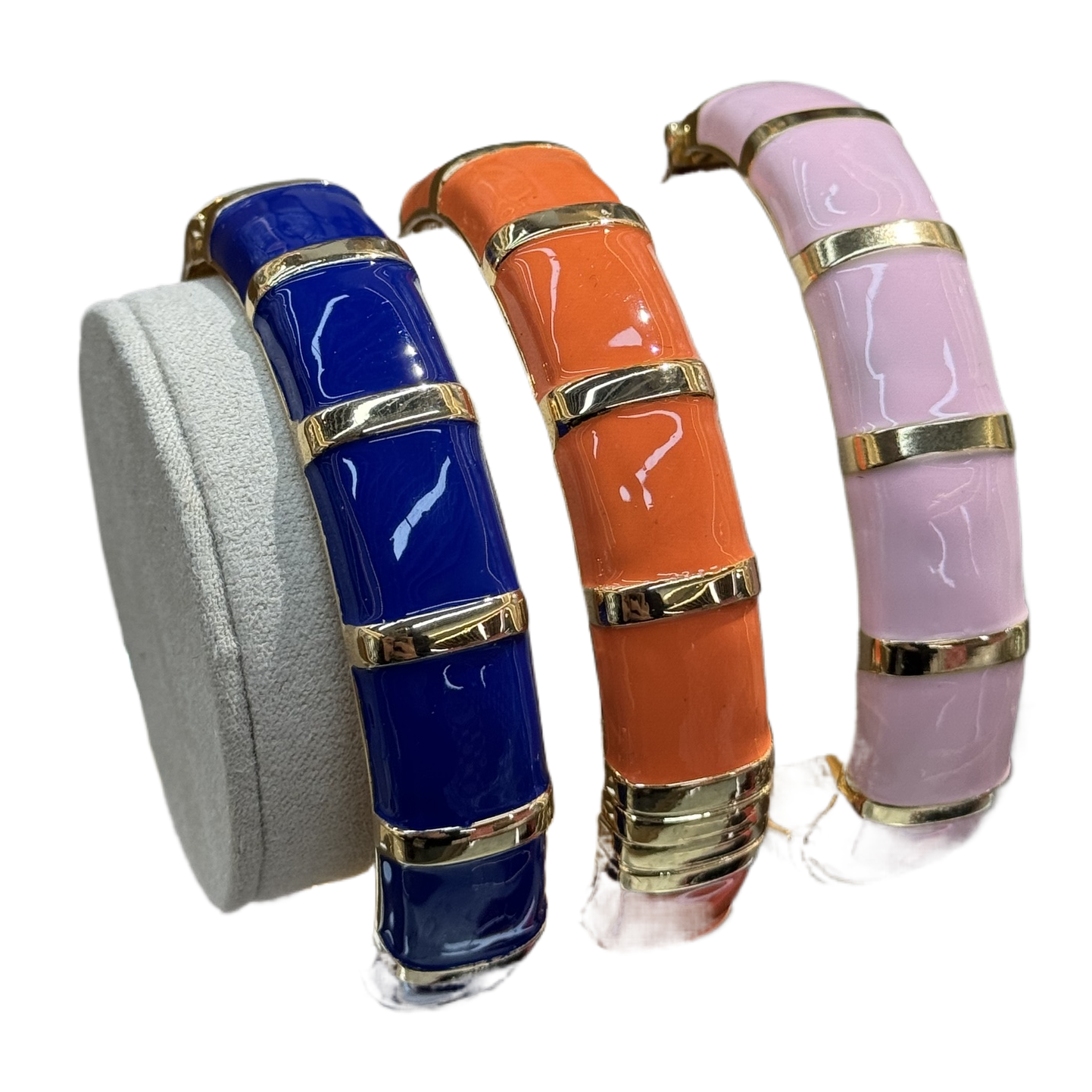 手镯/925银镯/铜微镶手环/银手镯/猫眼手镯白底实物图