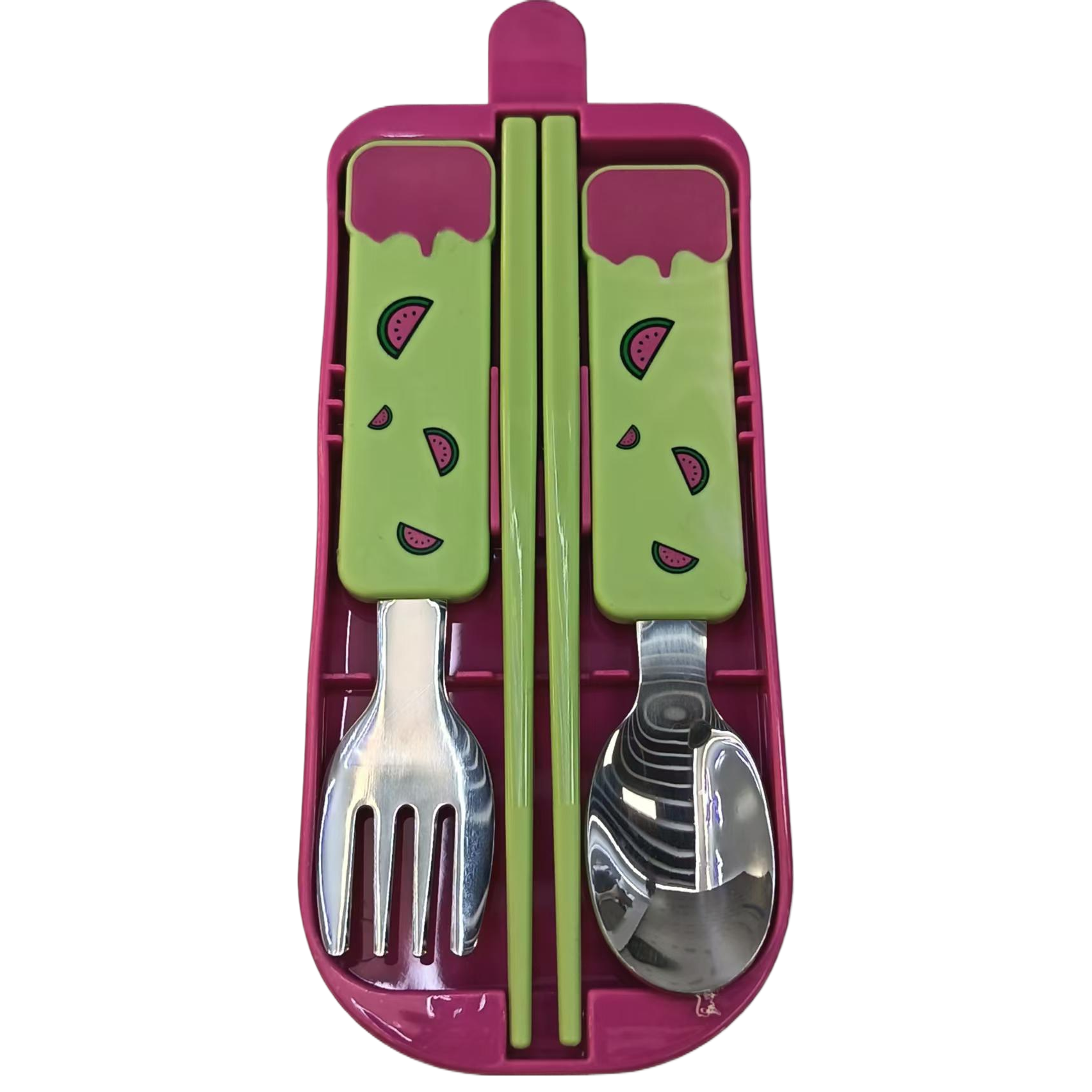 Children's Cartoon Watermelon-themed tableware set · Cute + Safe + Portable Item Picture