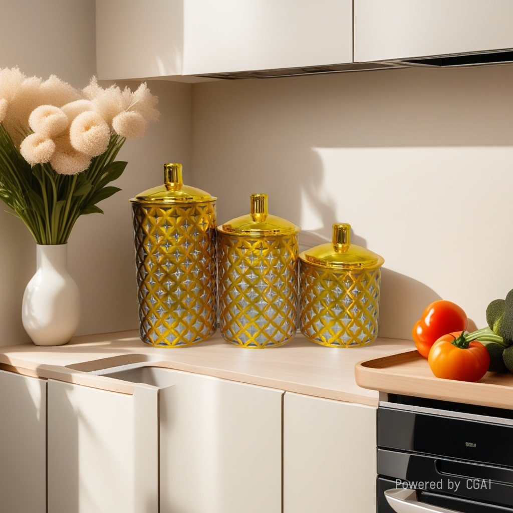 Food-grade PP transparent plastic bucket, glass sealed jar, storage, display and storage tank, PET bottle details Picture