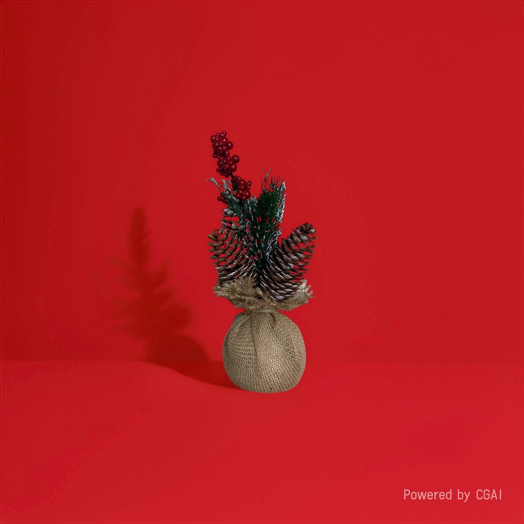 索特圣诞装饰松果花束电动圣诞老人圣诞用品圣诞花环礼盒装圣诞节装饰挂件圣诞树摆件装饰仿真树