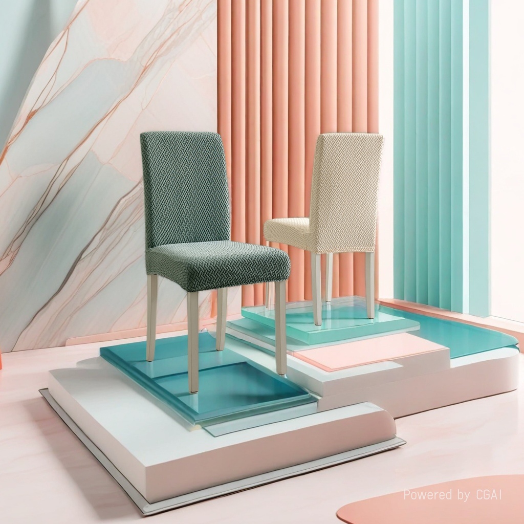 酒店椅套实物图