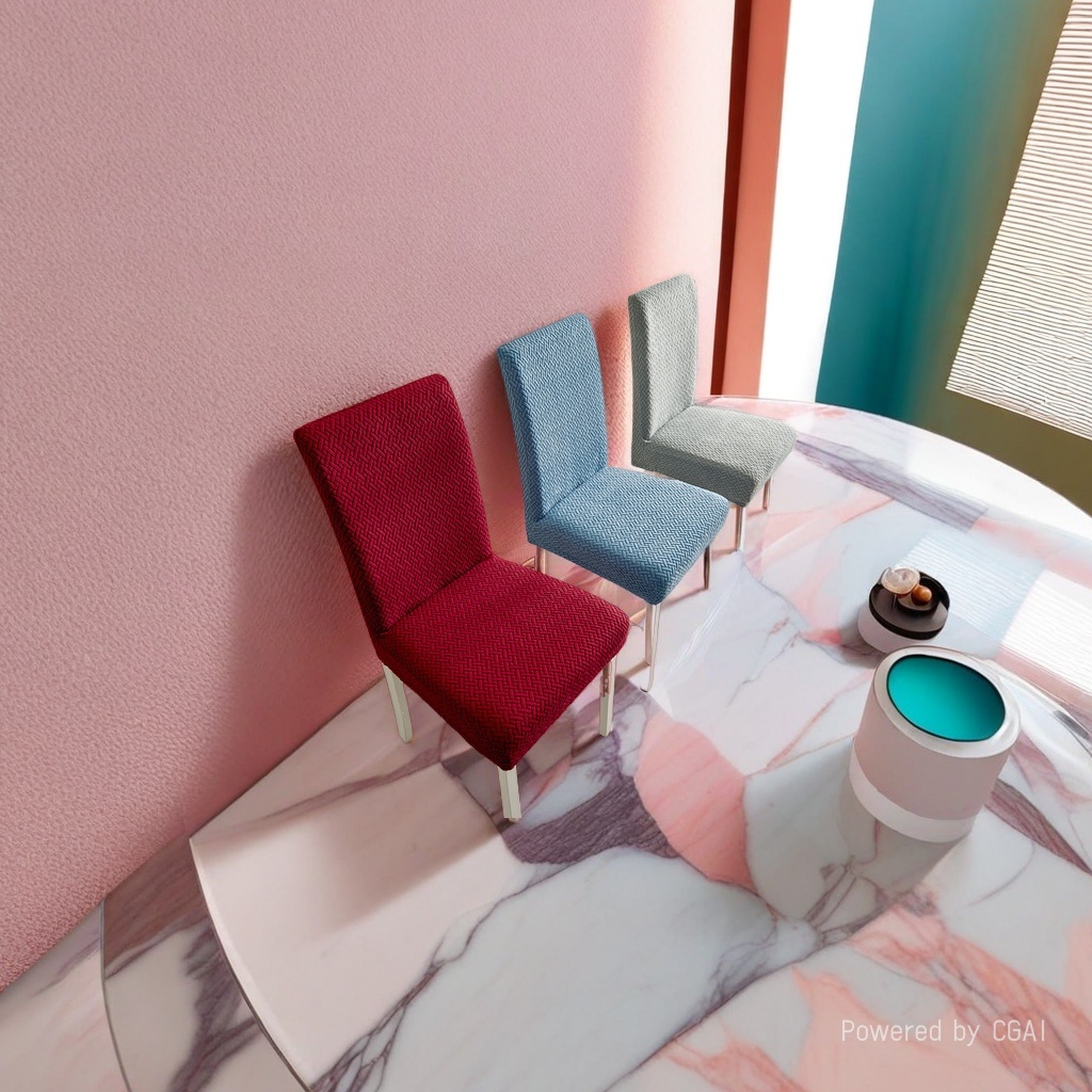 批发简约餐桌座椅垫椅子套罩家用外贸弹力提花椅套餐厅全包椅子套