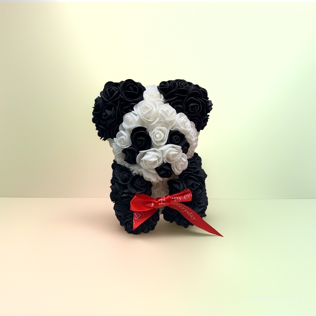 Other decorative items, creative items, home decoration items, artistic items, exquisite decorative items, realistic fashion, custom foam, DIY rose, panda decorative items, gifts details Picture