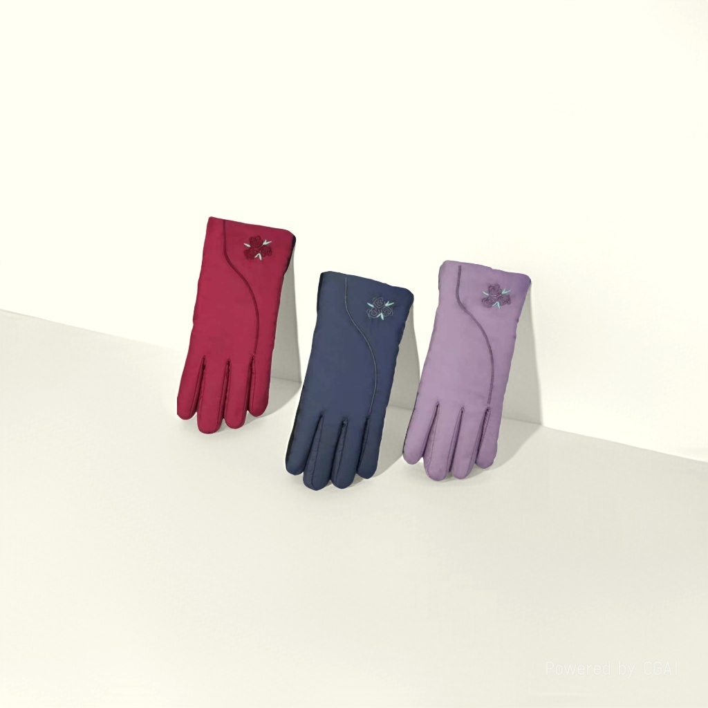 Creative heat-insulating gloves, outdoor adult skin gloves with cartoon design, heat-resistant and warm Application Scenario