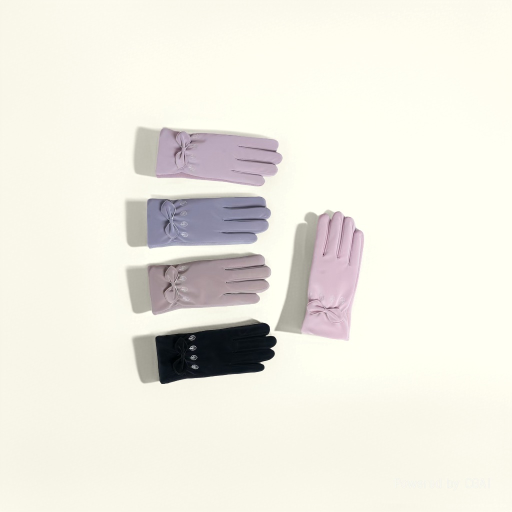 Creative heat-insulating gloves, outdoor adult skin gloves with cartoon design, heat-resistant and warm Specification image