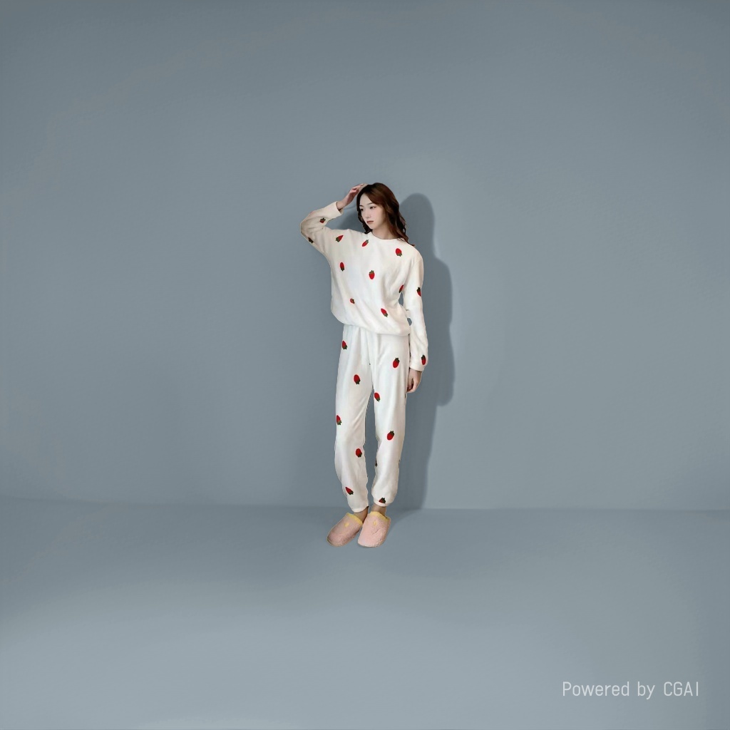 童家居服实物图