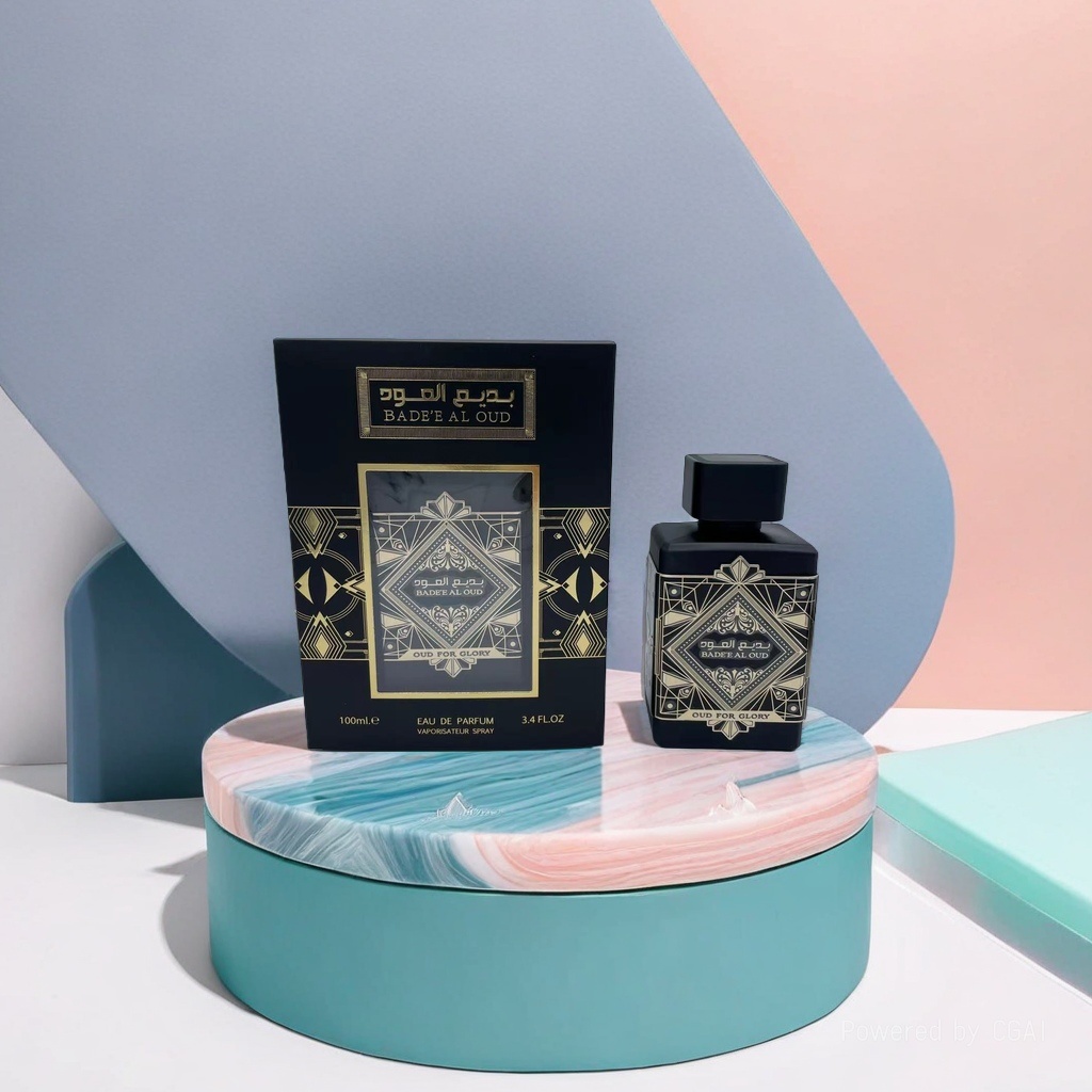 BADE'E AL OUD 香水瓶及包装盒套装 男士淡香调经典款