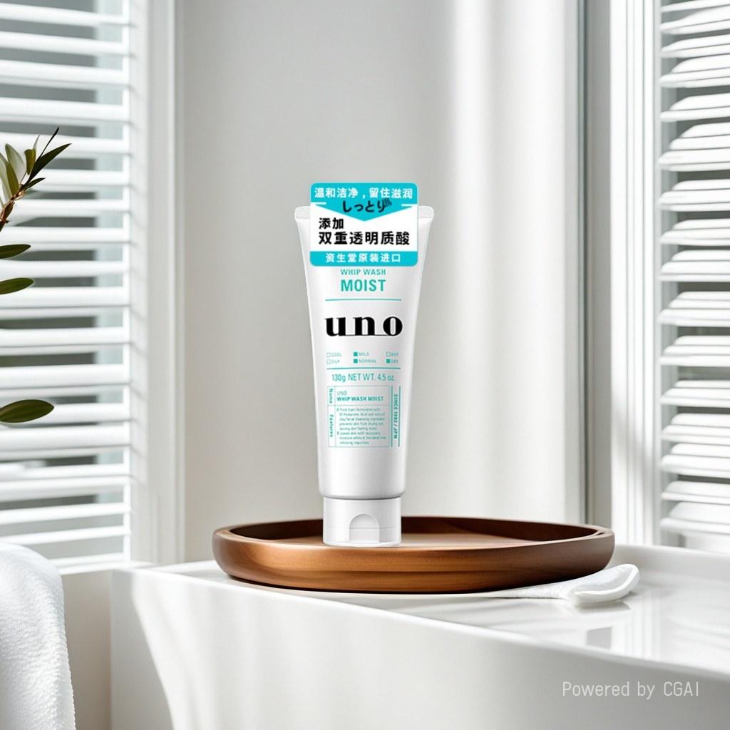 吾诺润泽温和洁面膏 130g 绿色款