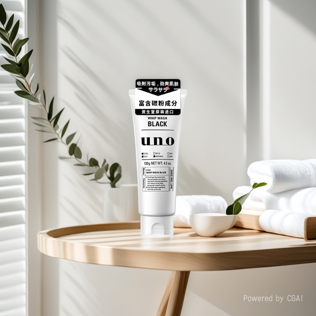 男士洁面实物图