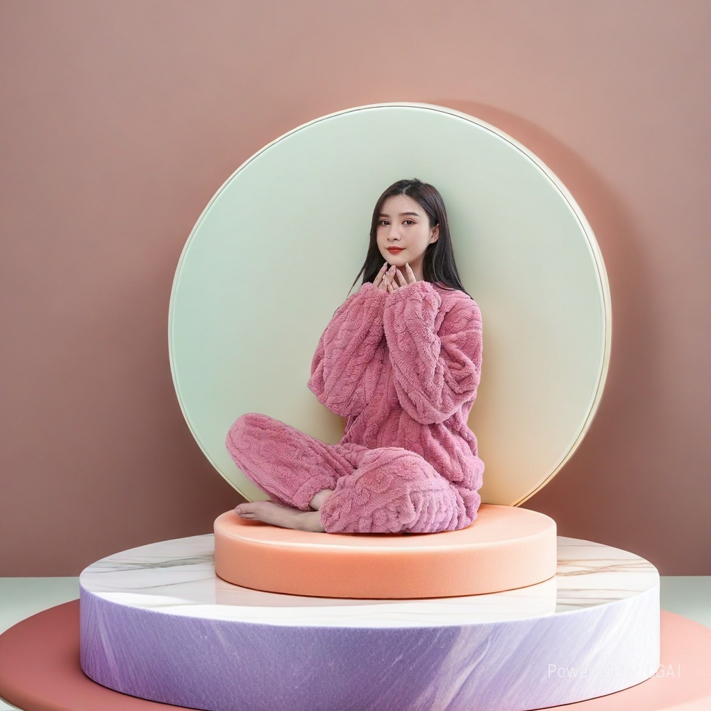 睡衣/家居服/女士睡衣/法兰绒睡衣/真丝睡衣细节图