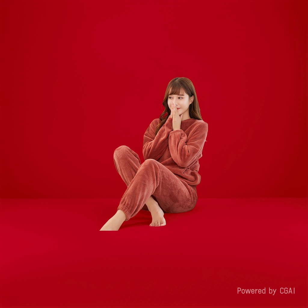 女士家居服实物图