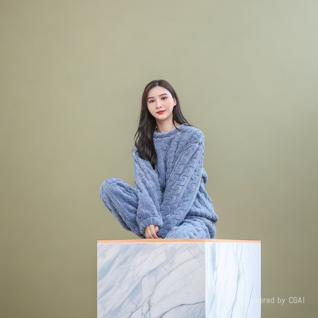 睡衣/家居服/女士睡衣/法兰绒睡衣/真丝睡衣细节图